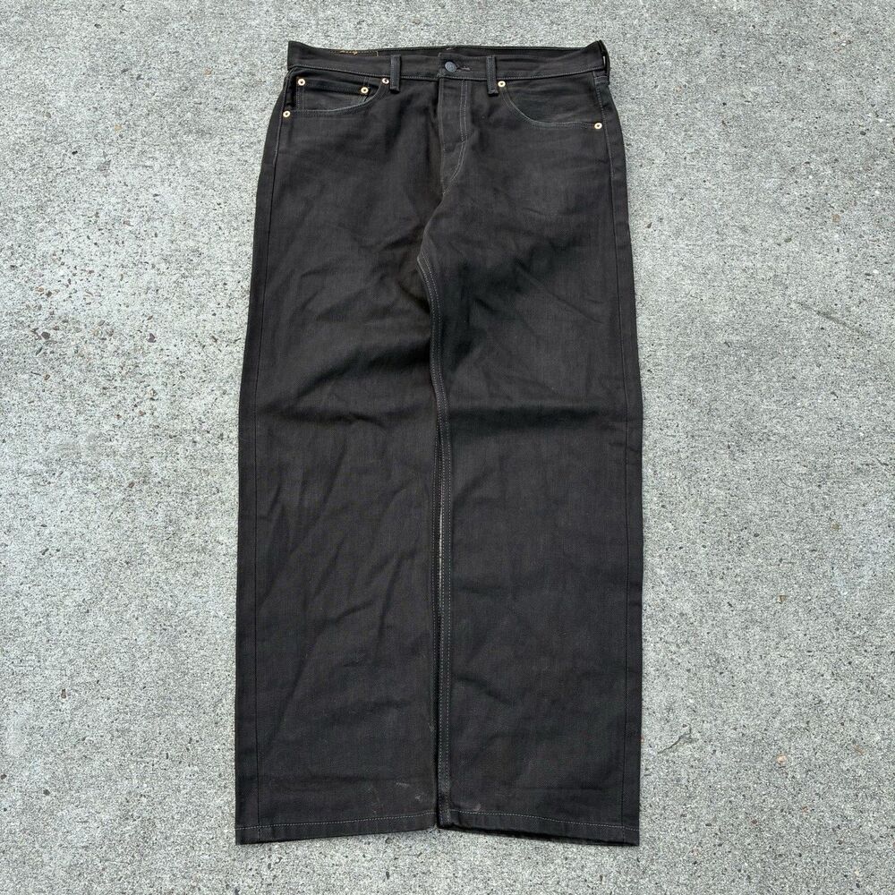 Vintage Levi’s 501 XX Shrink To Fit Chocolate Brown Wash Jeans Measured 34x29